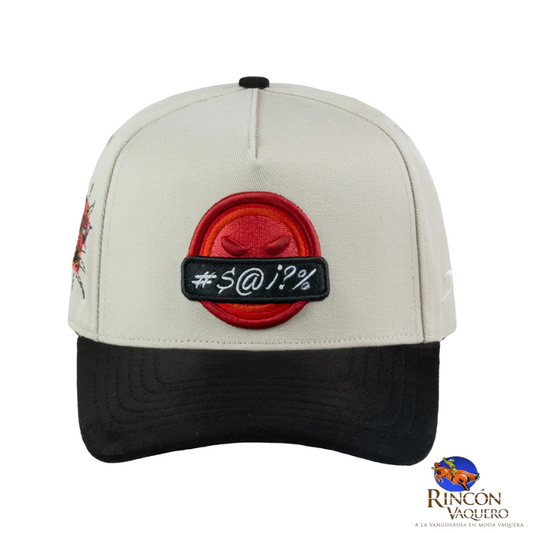 Gorra JC Hats Beatiful Disaster Angry Beige