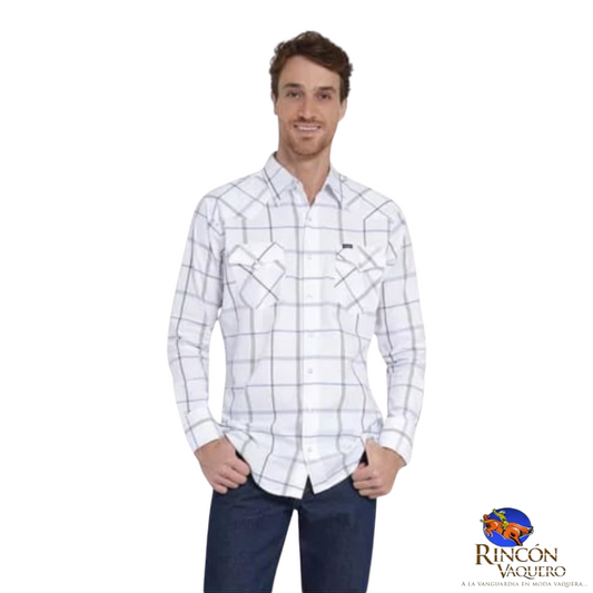 Camisa Vaquera Wrangler caballero 20 Extreme Slim Manga Larga 703