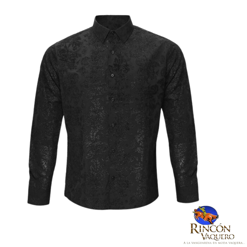 Camisa abotonada Cool Confidence NEGRA