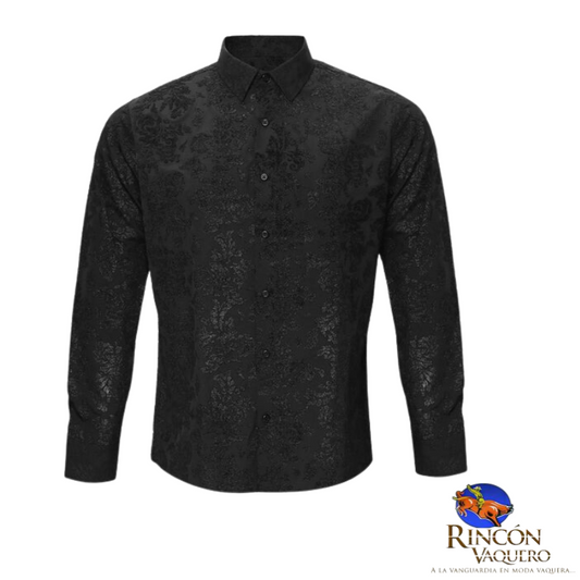 Camisa abotonada Cool Confidence NEGRA