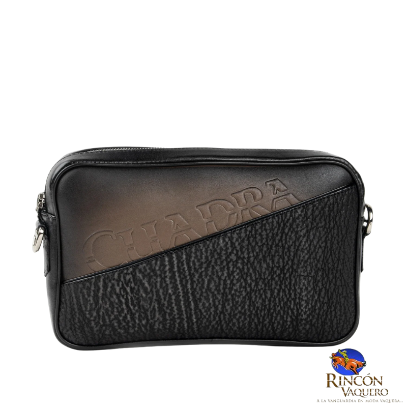 Bolsa Caballero Cuadra Tiburón Café
