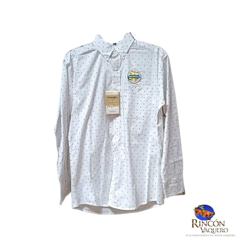 Camisa Vaquera Wrangler caballero 20 Extreme Slim Manga Larga 949