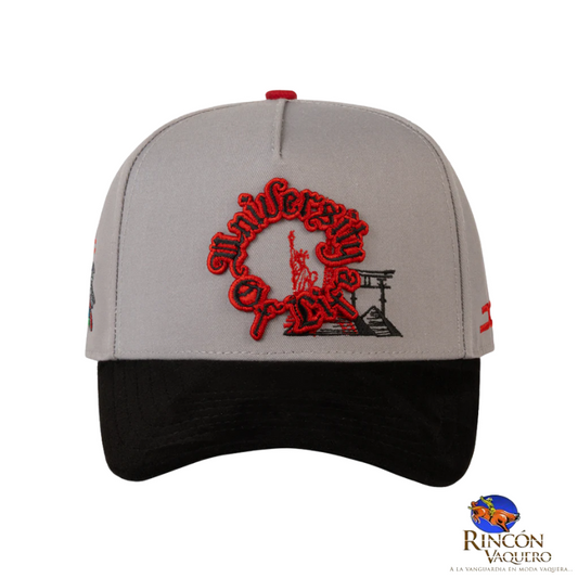 Gorra JC Hats University of life Gray Curve
