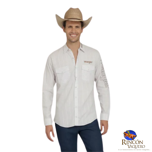 Camisa Vaquera Wrangler caballero 20 Extreme Slim Manga Larga 899