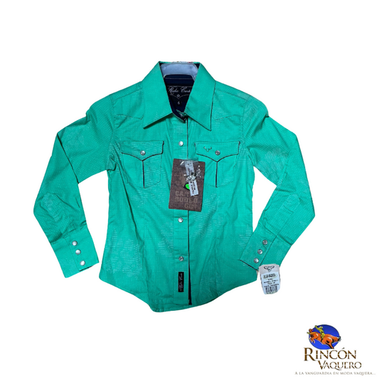 Camisa vaquera Rodeo Carte para niña