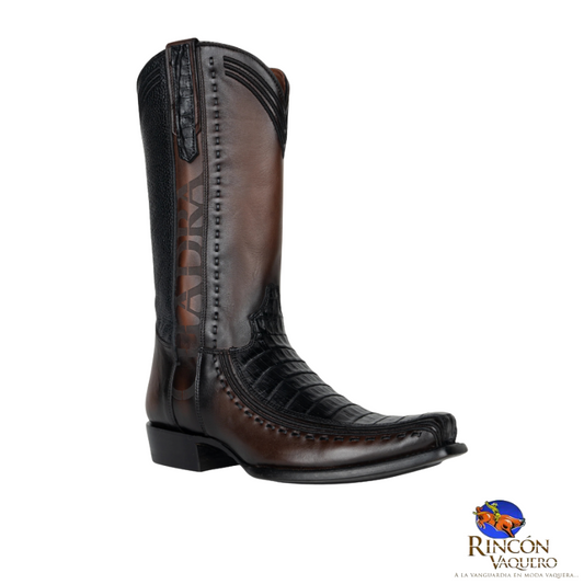 Bota Cuadra Fuscus Cola Belly Plunge Negro Caballero