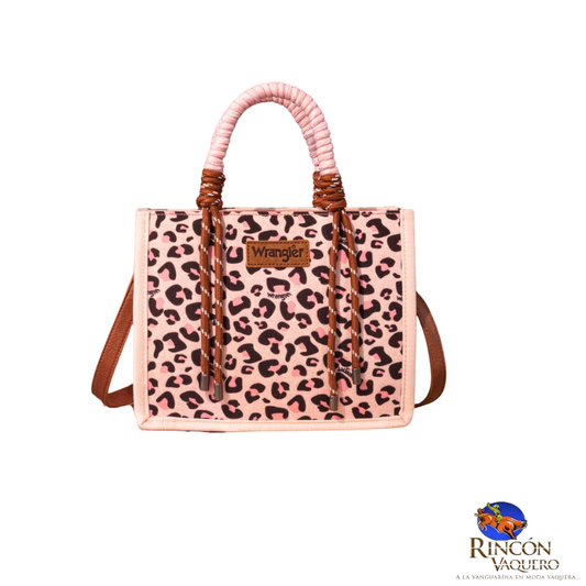 Bolsa Wrangler Leopardo Rosa