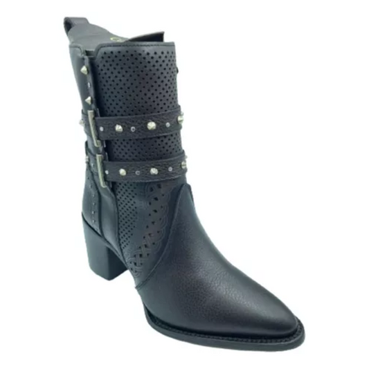 Botin para dama en piel genuina