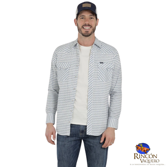 Camisa Vaquera Wrangler caballero 20 Extreme Slim Manga Larga 820