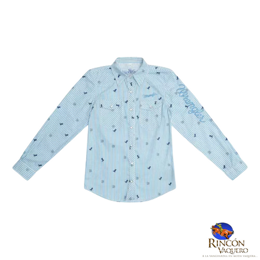 Camisa vaquera Wrangler para niña