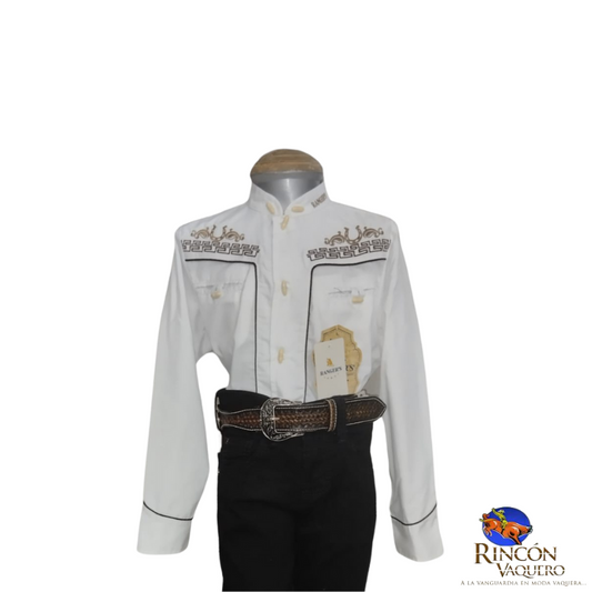 Camisa charra para niño