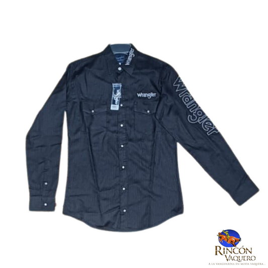 Camisa Vaquera Wrangler caballero 20 Extreme Slim Manga Larga 799