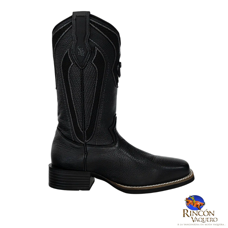 Bota para caballero en piel genuina de venado