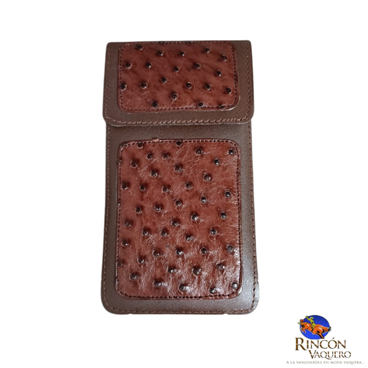 Fundas para celular Alamos en piel Avestruz