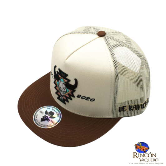 Gorra De Rancho Hats Creaneo Cream/ Brown