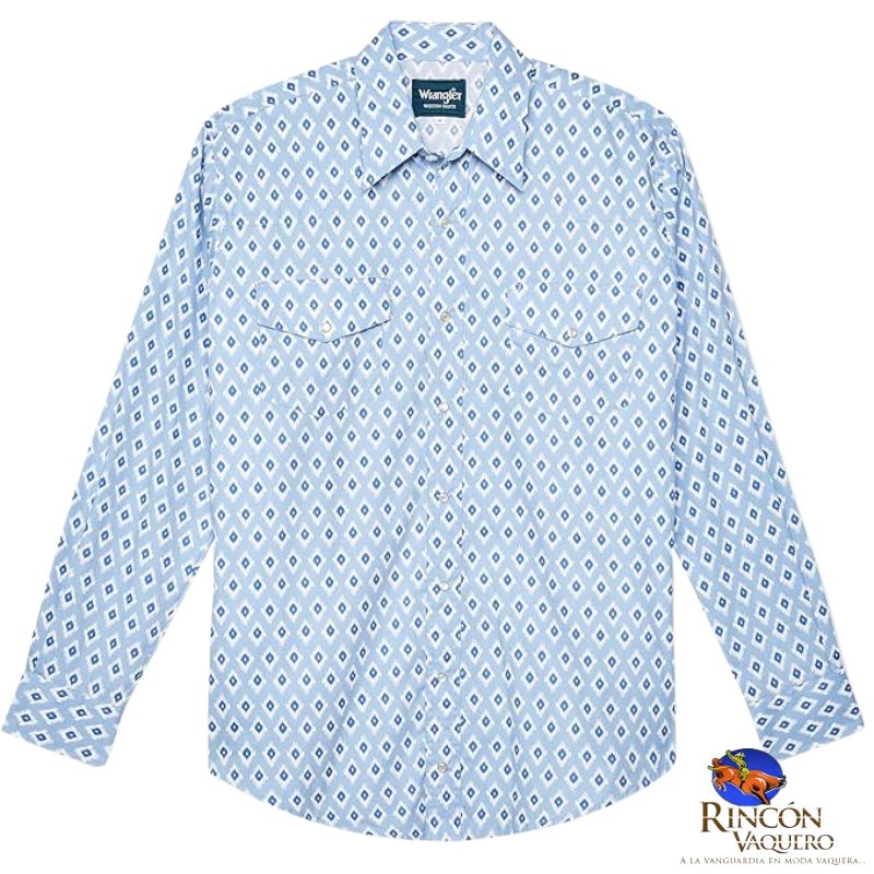 Camisa Vaquera Wrangler caballero 20 Extreme Slim Manga Larga 820
