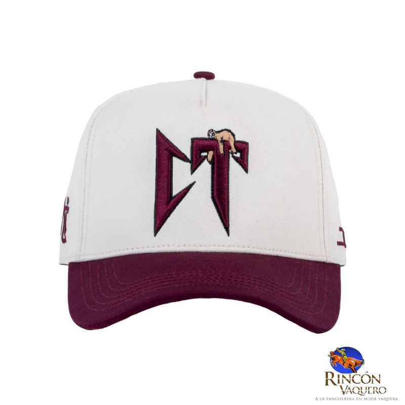 Gorra JC Hats CT Bone Burgundy