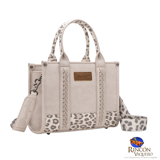 Bolsa Wrangler Animal Print Beige