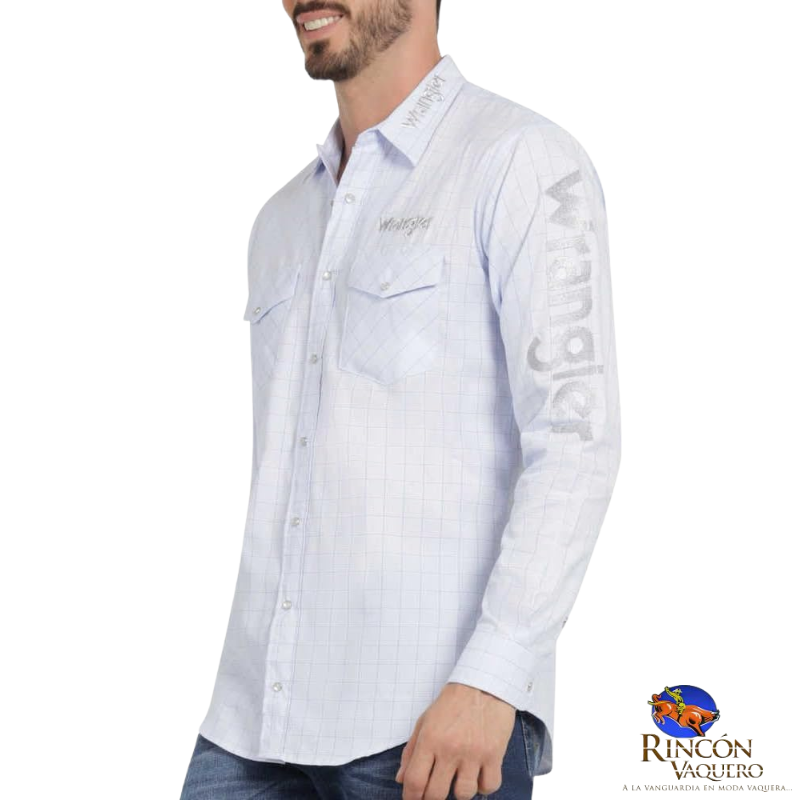 Camisa vaquera Wrangler hombre regular manga larga 361