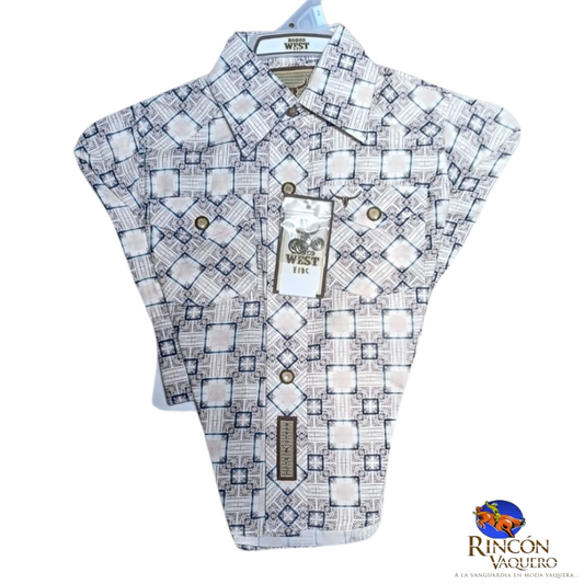 Camisa vaquera Rodeo West para niño