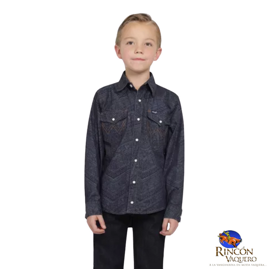 Camisa vaquera Wrangler para niño