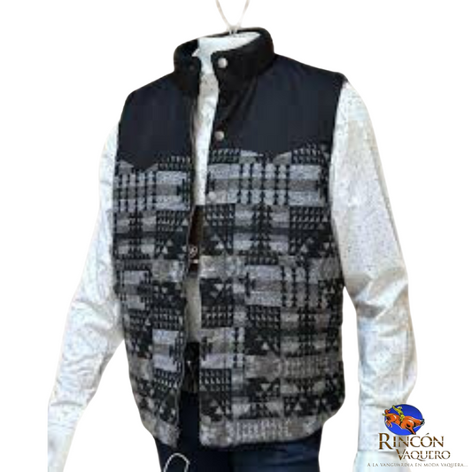 Chaleco acolchado negro azteca Platini