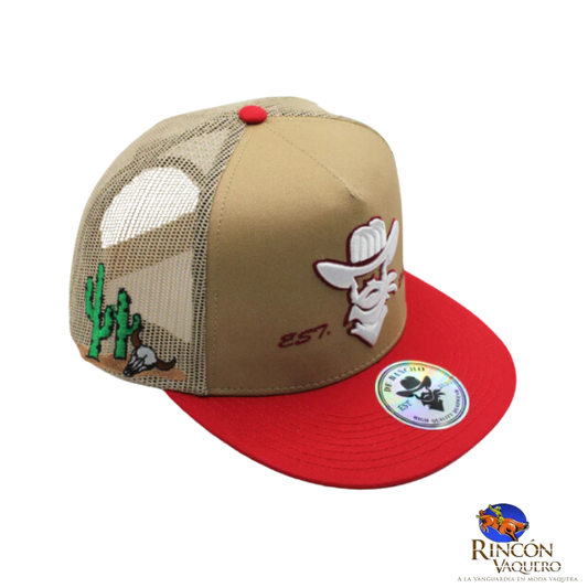 Gorra De Rancho Hats Red Cactus