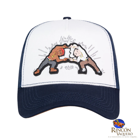 Gorra JC Hats Tumbado Life White Navy