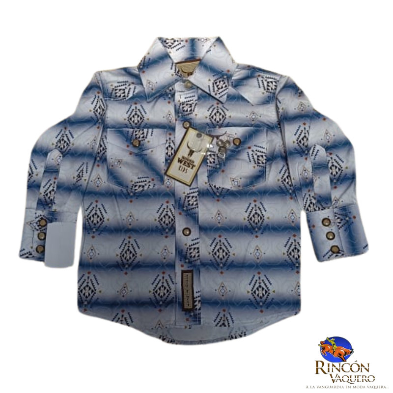Camisa vaquera Rodeo West para niño