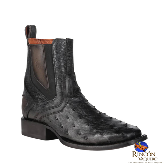 Botin para caballero en piel genuina