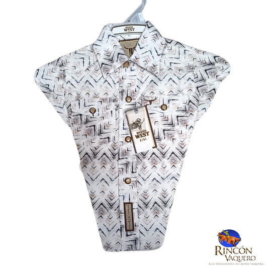 Camisa vaquera Rodeo West para niño