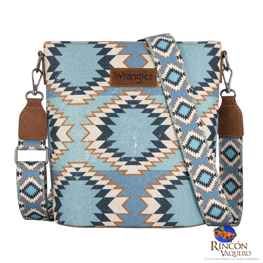 Bolsa Mini Wrangler Azteca Azul