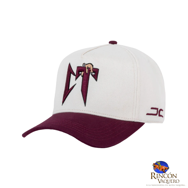 Gorra JC Hats CT Bone Burgundy