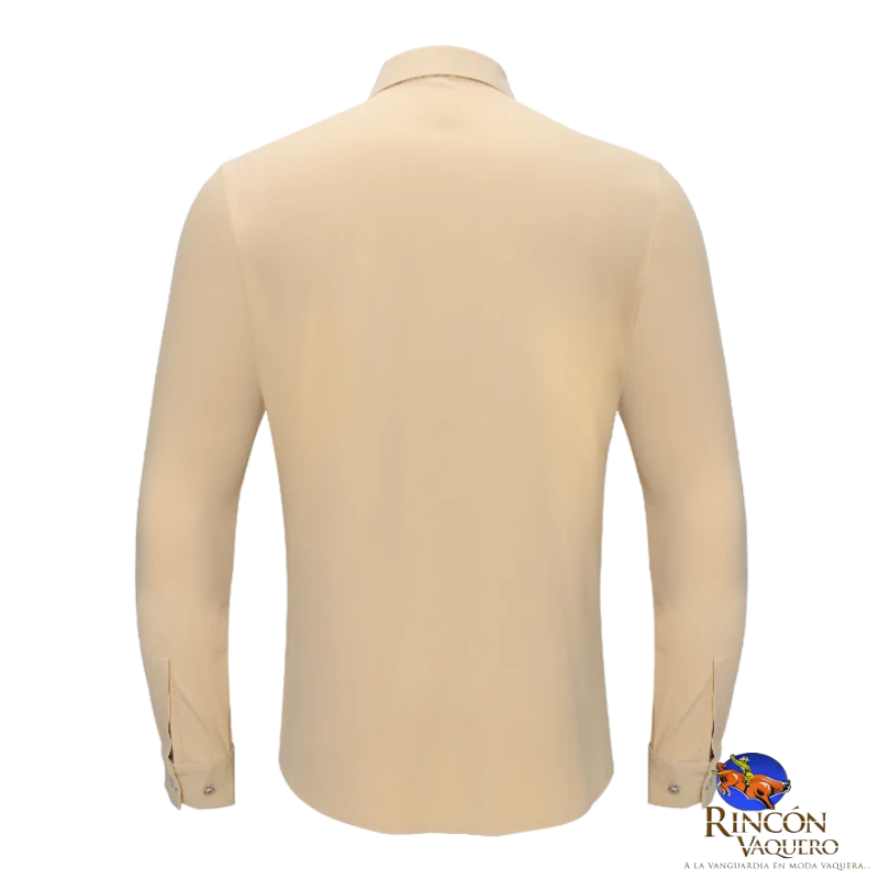 Camisa Bronco Edge con botones DORADA
