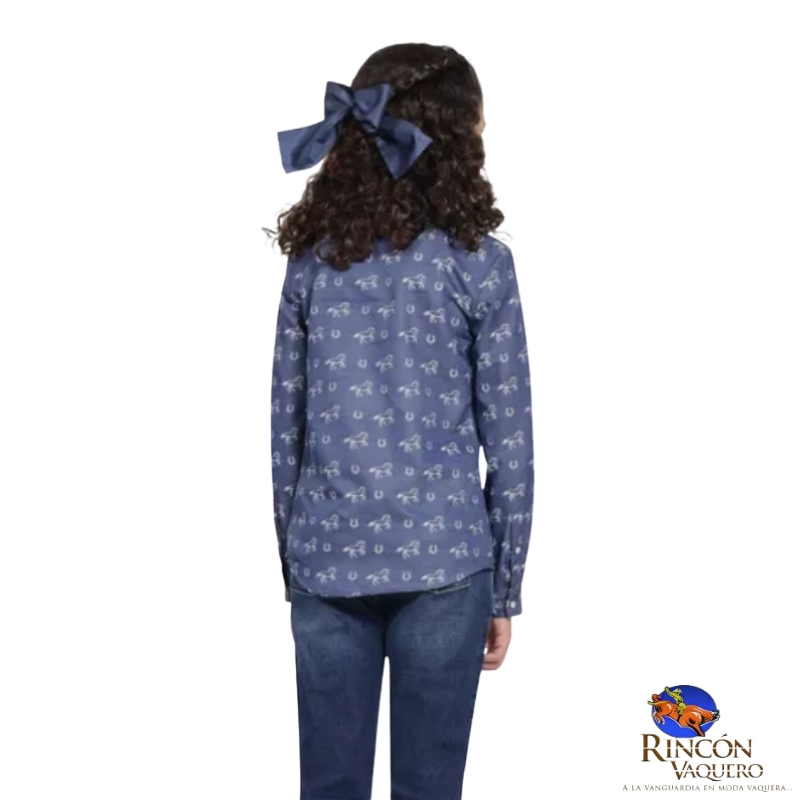 Camisa vaquera Wrangler para niña