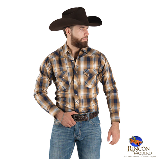 Camisa Vaquera Wrangler caballero Retro Slim Manga Larga 545