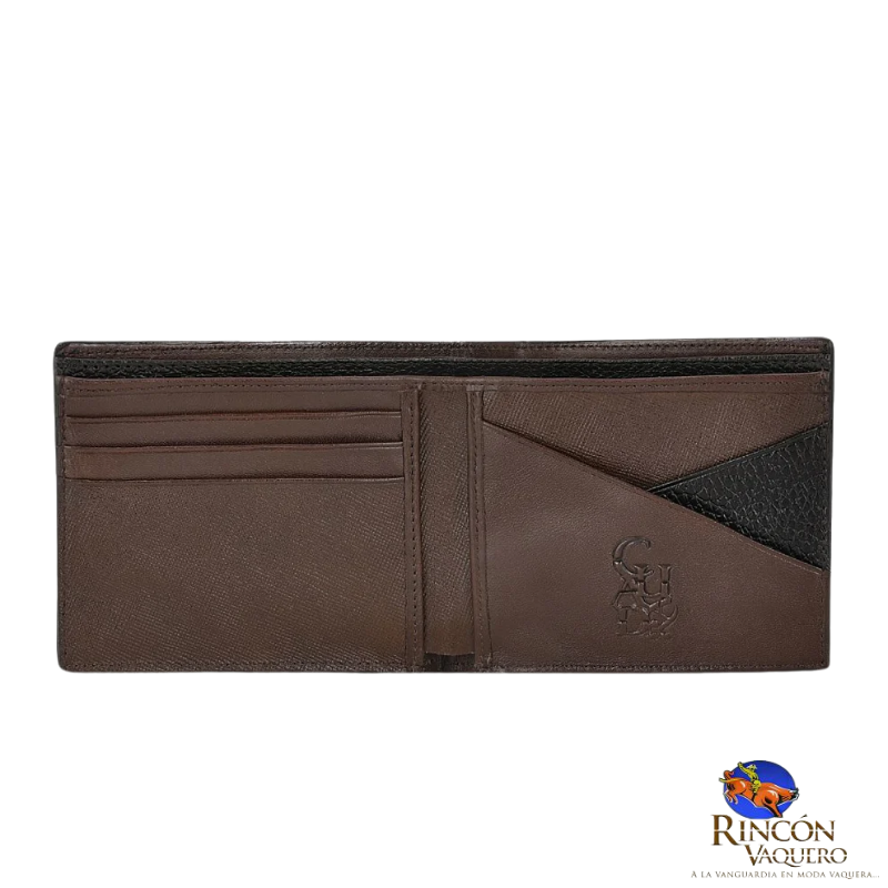 Cartera para caballero en piel genuina de Mantarraya