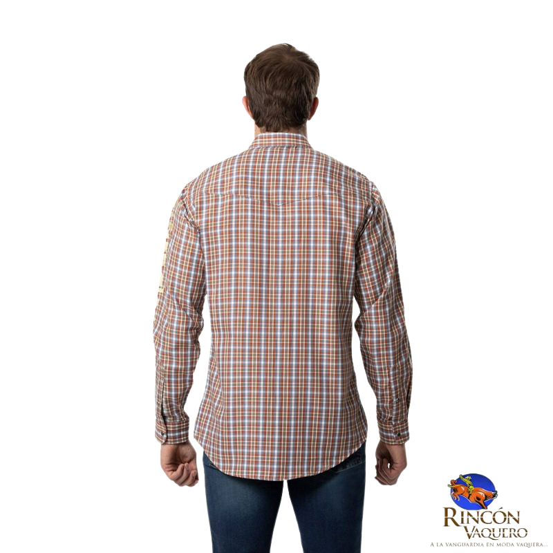 Camisa vaquera Wrangler caballero regular manga larga 766