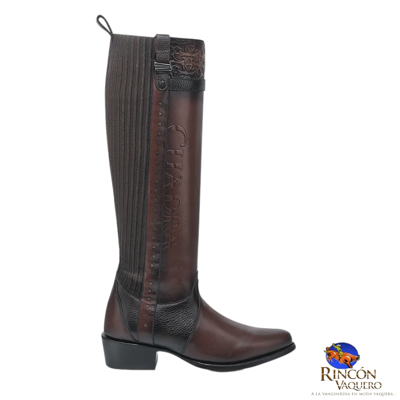Bota casual en piel genuina para dama