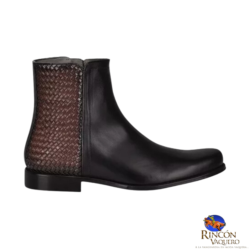 Bota formal para caballero en piel genuina