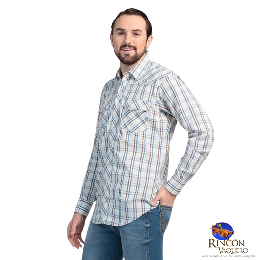 Camisa Vaquera Wrangler caballero 20 Extreme Slim Manga Larga 772