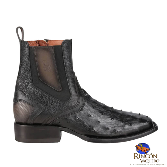 Botin para caballero en piel genuina