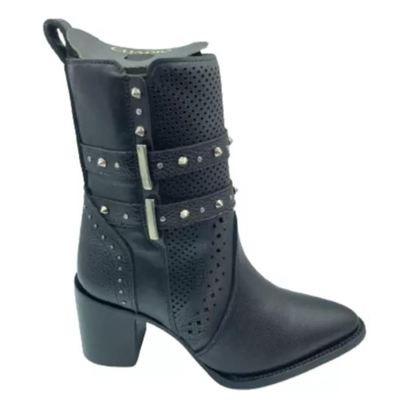 Botin para dama en piel genuina