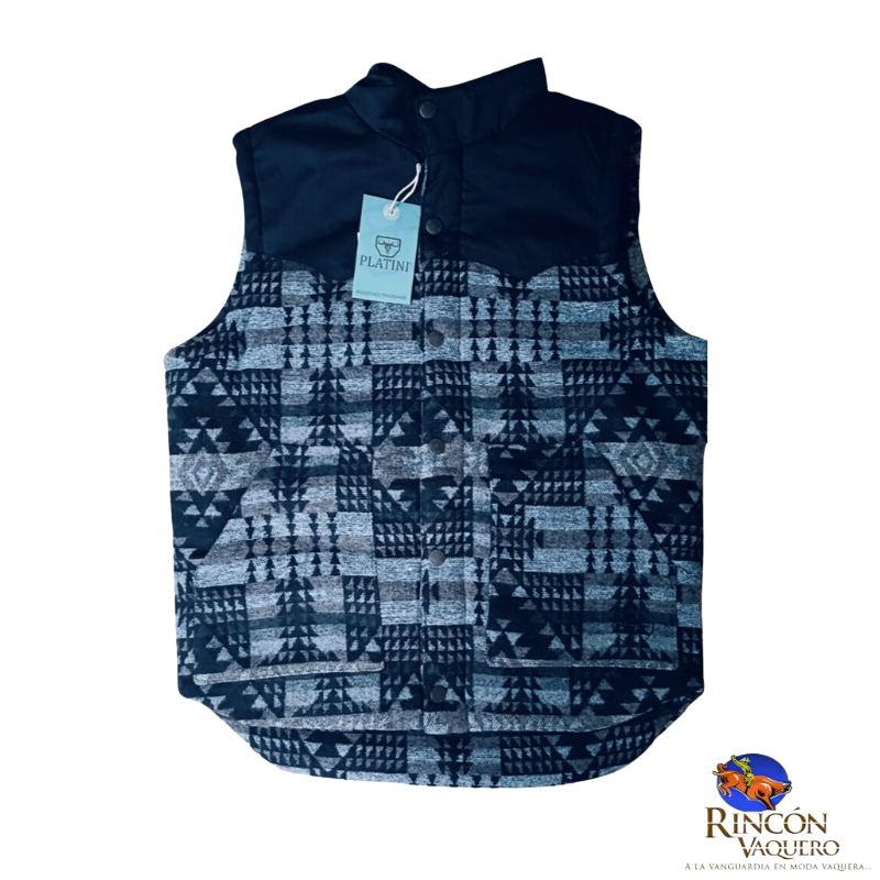 Chaleco acolchado negro azteca Platini