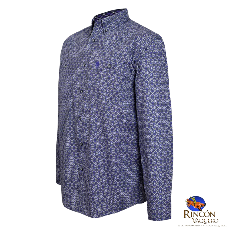 Camisa Vaquera Wrangler Hombre Manga Larga P711