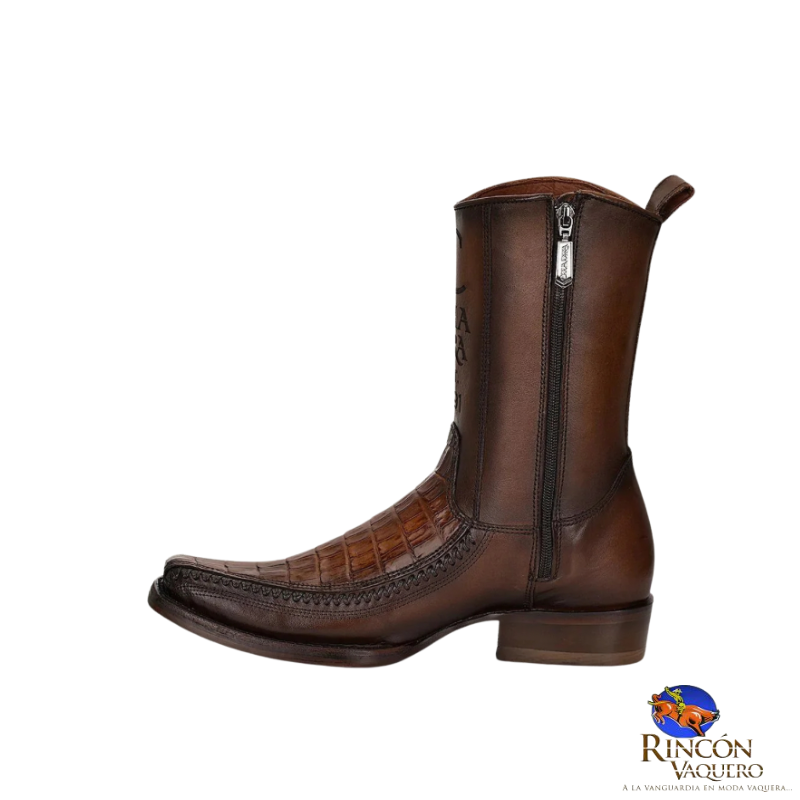 Bota casual en piel genuina de moreleti para caballero