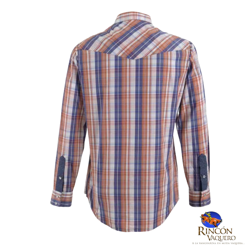 Camisa Wrangler caballero slim-fit manga larga G12