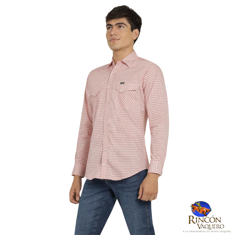 Camisa Vaquera Wrangler caballero 20 Extreme Slim Manga Larga 818