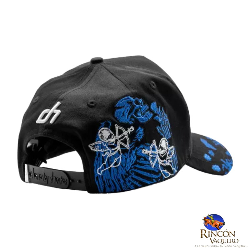 Gorra Dandy Hats x Junior H Angel Azul