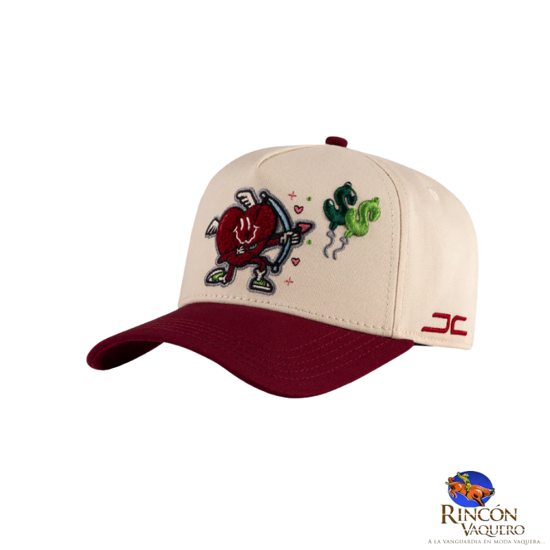 Gorra JC Hats Money Love Beige Red